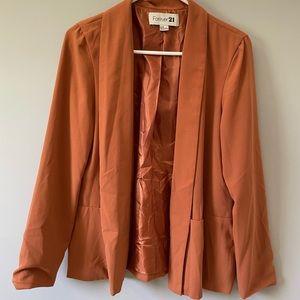 Burnt orange blazer